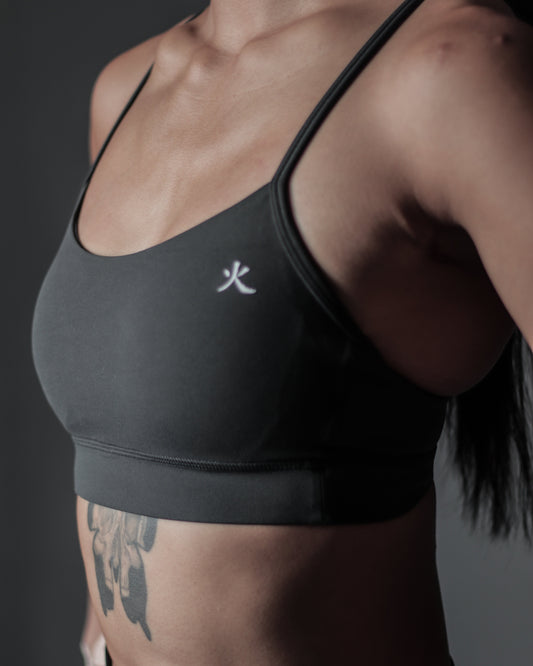 PEAK Y CROSS SPORT BRA - GREY